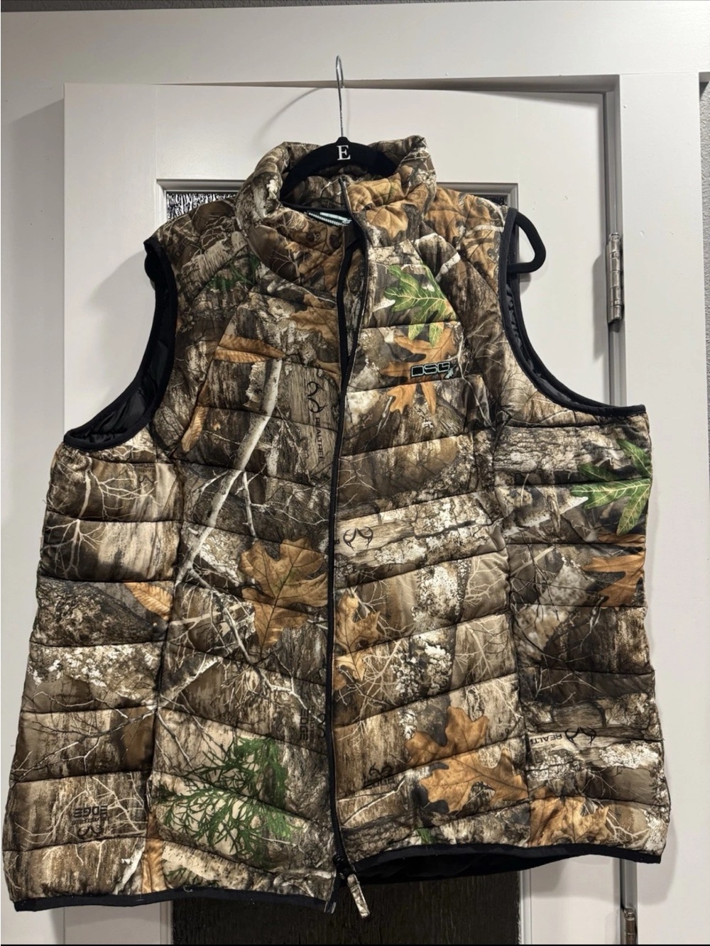 DSG Men's Realtree-Inspired Quilted Camo Vest - Brown/Green